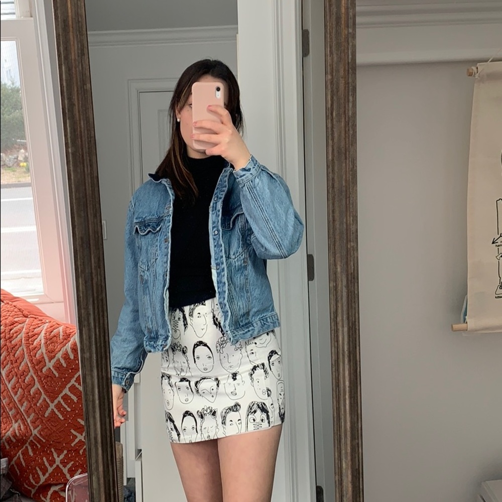 Corduroy denim jacket